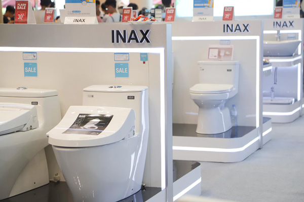 Bon cau Inax kieu dang dep