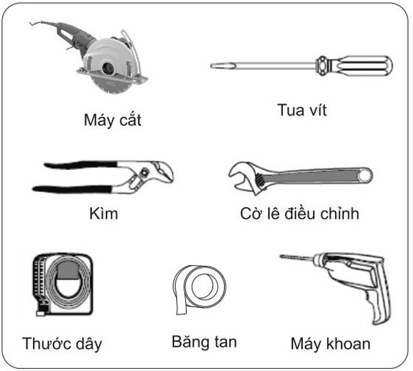 Dung cu lap dat chau rua ban da
